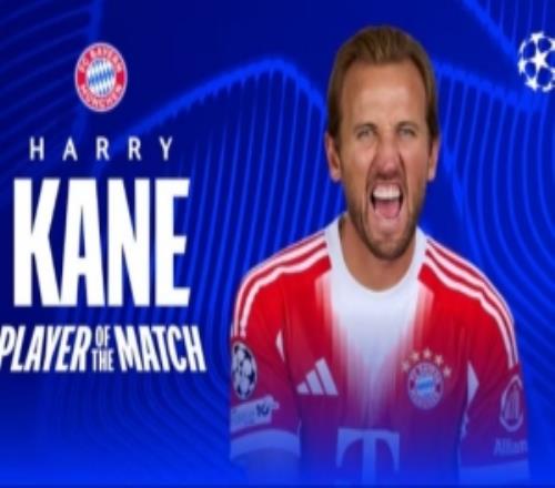 2進(jìn)球4過人成功！凱恩當(dāng)選拜仁41亞特蘭大一役全場最佳