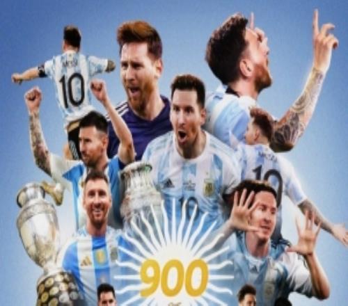 八方來賀！美洲杯官方社媒曬海報祝賀梅西達成900球