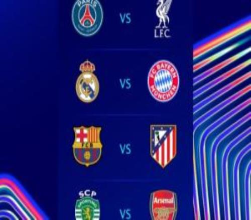 歐冠14決賽開球時(shí)間：均為凌晨3點(diǎn)開球首回合4月8日皇馬vs拜仁