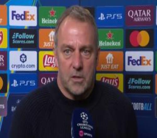 弗里克：我們下半場做得很好掌控了比賽，拉菲尼亞總在推動球隊