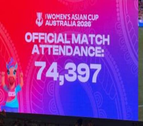 74397人！日本vs澳大利亞的決賽刷新女足亞洲杯現(xiàn)場觀眾人數(shù)紀(jì)錄