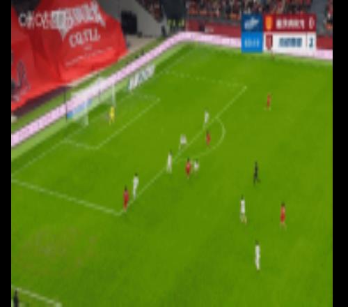 比賽第69分鐘，吳宇曦直塞，向余望面對(duì)劉殿座射門被撲出