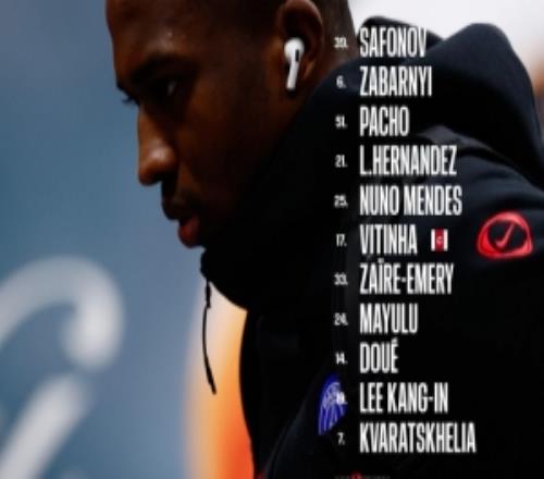 巴黎首發(fā)：馬尤盧、K77、李剛?cè)食鰬?zhàn)，登貝萊替補