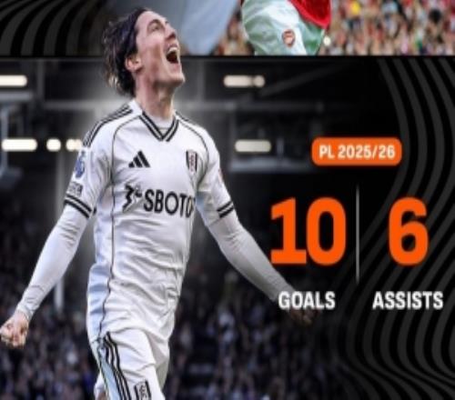 威爾遜本賽季英超參與16粒進球，差2球追平1314賽季拉姆塞