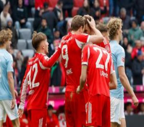 拜仁40柏林聯(lián)合先賽暫12分領(lǐng)跑格納布里雙響凱恩奧利塞破門(mén)