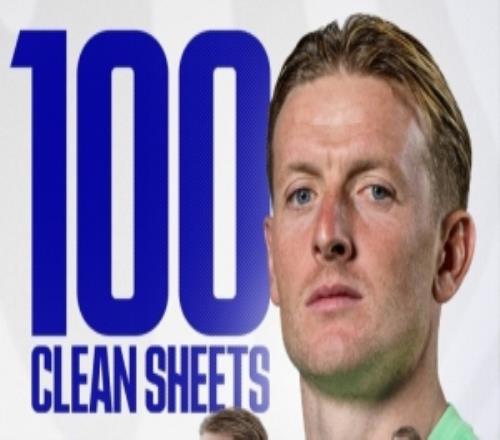 皮克福德100場零封，埃弗頓曬海報祝賀：難以置信，了不起的成就