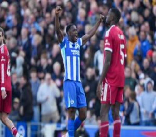 3輪不勝！利物浦12客負布萊頓先賽僅領(lǐng)先第六1分35歲黑貝雙響