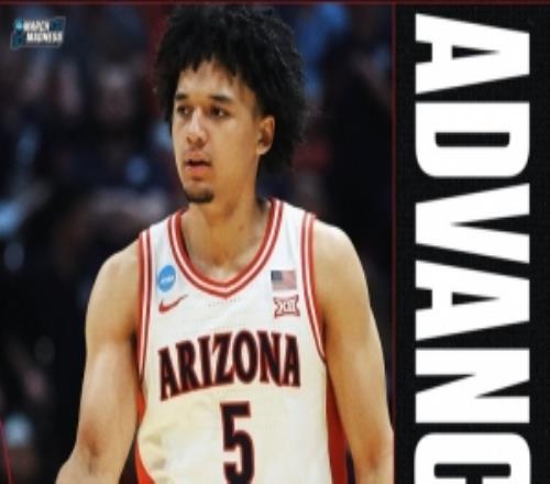 瘋?cè)?2強(qiáng)賽伯里斯16分9板2助亞利桑那擊敗猶他州立晉級(jí)16強(qiáng)