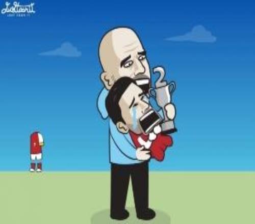 今日趣圖：阿森納0冠王進(jìn)度完成25%，塔子看了眼賽程要后背發(fā)涼了