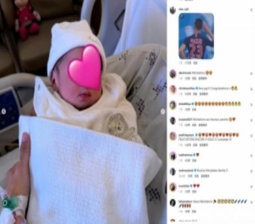 32歲德拉克斯勒社媒曬女兒，確認(rèn)與妻子喜迎二胎