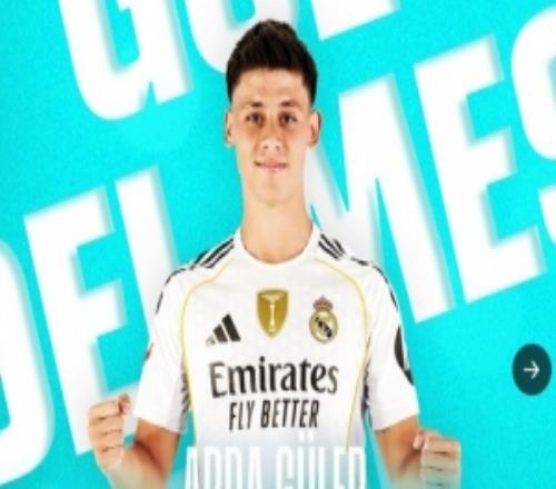 實至名歸！官方：居萊爾68米吊射當(dāng)選西甲3月最佳進球