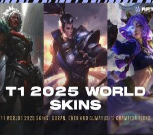 T1部分冠軍皮膚英雄公布：Doran狼母、Oner趙信、Gumayusi蕓阿娜、女槍