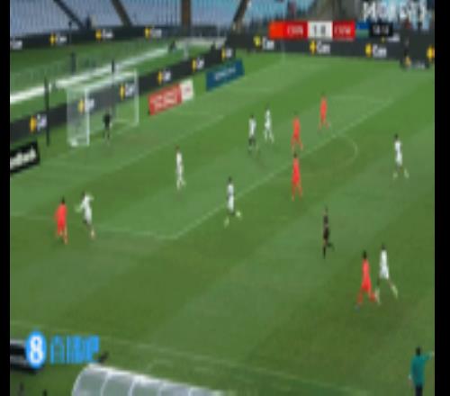 国足20库拉索！张玉宁不停球破门王钰栋横传，对手解围变助攻