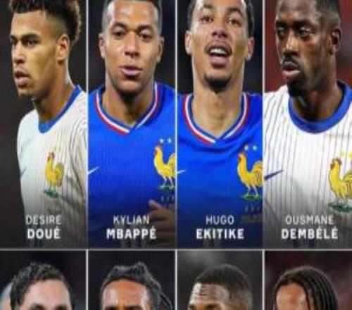 太豪華！法國鋒線三叉戟身價(jià)4.4億，3套頂級組合9000萬只能替補(bǔ)