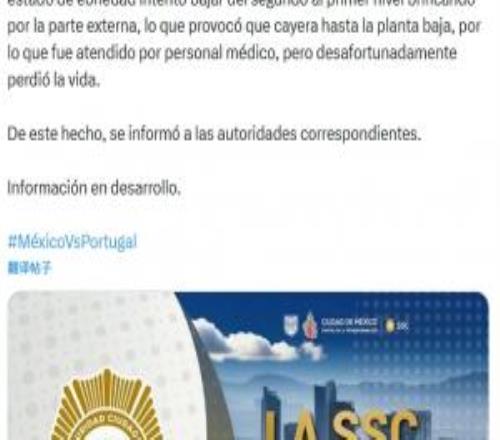 突發(fā)！墨西哥vs葡萄牙賽前，一名醉酒球迷從包廂墜落去世