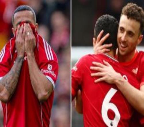 兩人同期加盟利物浦！傳奇賽第20分鐘悼念若塔時(shí)，蒂亞戈熱淚盈眶