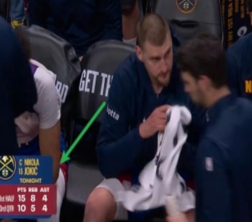 無所不能！第三節(jié)約基奇獨得10分5板4助上半場15分8板4助