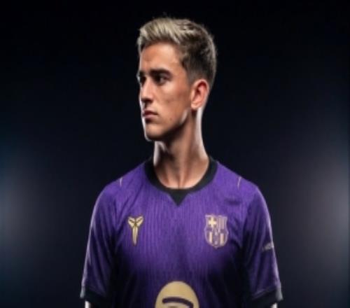 下赛季巴萨客场球衣谍照曝光：保留科比元素，配色致敬紫金湖人