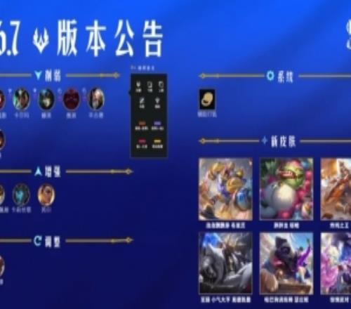 26.7版本更新公告：蛇女、滑板鞋增強(qiáng)，輔助補(bǔ)兵懲罰移除