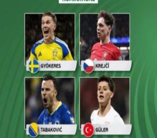 歐洲世預(yù)賽附加賽決賽最佳球員候選：居萊爾、約克雷斯在列