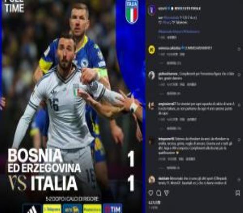 噩夢！意球迷熱議：意大利足球已死！想去世界杯我們得當(dāng)東道主