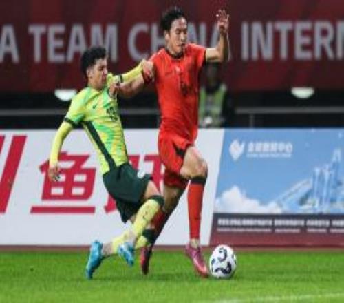 CFA友谊赛U19国足24澳大利亚U19杨铭锐双响苗润东任意球中框