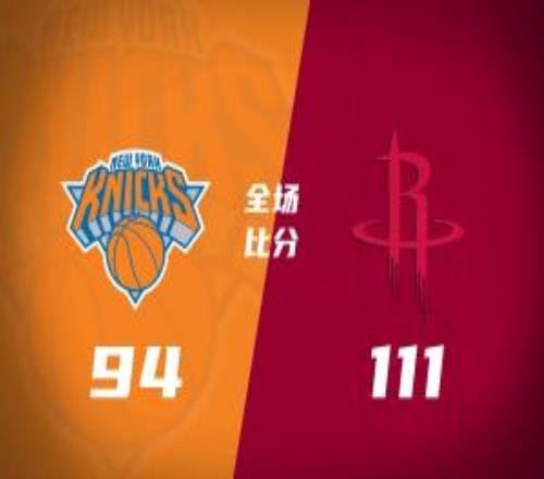 火箭5人15+擊退尼克斯取3連勝杜蘭特27+6+8謝潑德替補(bǔ)20+5