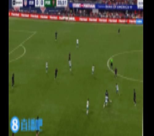 B費(fèi)腳后跟靈性助攻，特林康跟上兜射遠(yuǎn)角破門！葡萄牙10領(lǐng)先美國(guó)