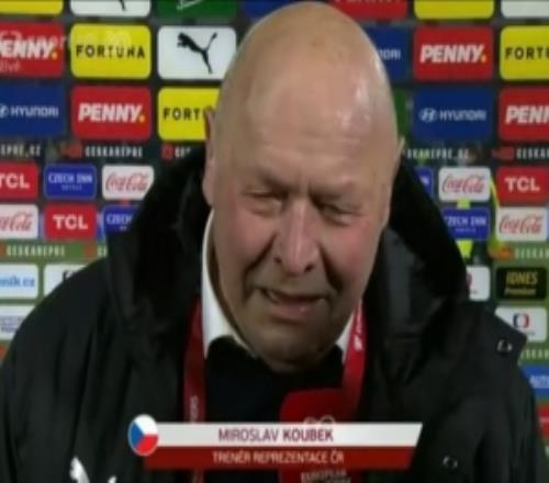 捷克主帥賽后落淚：晉級世界杯是我人生最偉大的成就