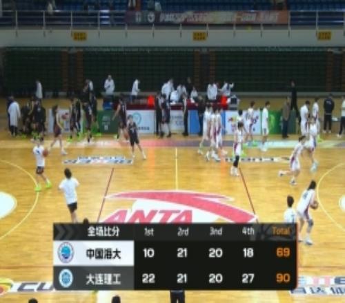 大連理工大勝中國海大張天騏25+7+9李沛奇25+5董一鳴11+15