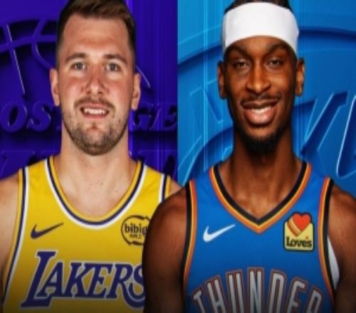 NBA官方预热：得分榜前二正面交锋雷霆近16战15胜湖人近14战13胜