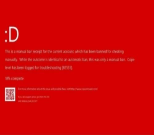 拳頭反作弊團(tuán)隊(duì)在無(wú)畏契約用假藍(lán)屏、隱藏彩蛋和二維碼戲弄作弊者