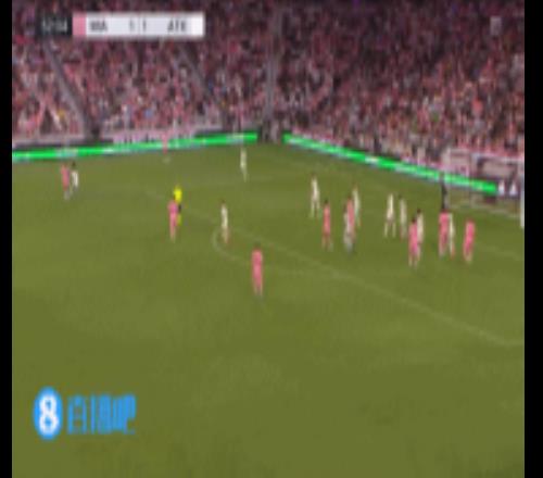 再次落后！梅西弧頂前被斷球，奧斯汀FC反擊兩腳傳球單刀破門