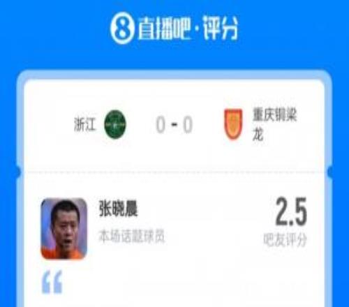 半場(chǎng)僅獲2.5分！浙江vs銅梁龍主裁判罰引不滿：控場(chǎng)能力毀了比賽