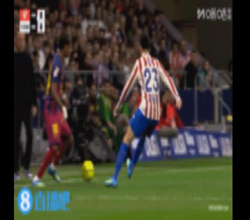 亞馬爾邊路穿襠過人，后續費爾明禁區內射門前丟失重心打偏