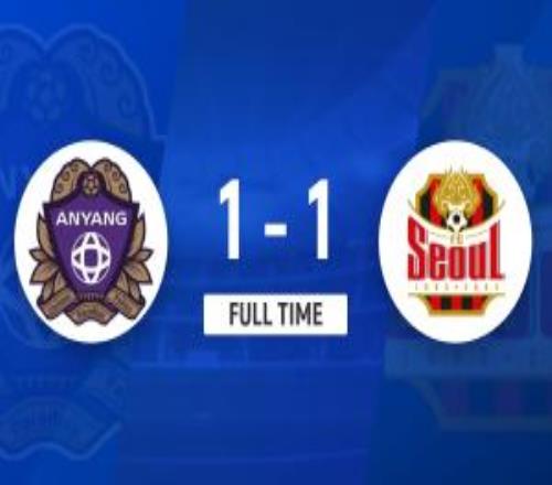 K聯(lián)賽：崔建柱凌空抽射破門(mén)，艾爾頓頭球扳平比分！安陽(yáng)11首爾！
