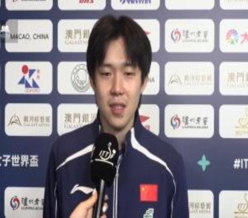 世界杯单打首冠！王楚钦：一切不容易都值了，每天都像最后一天