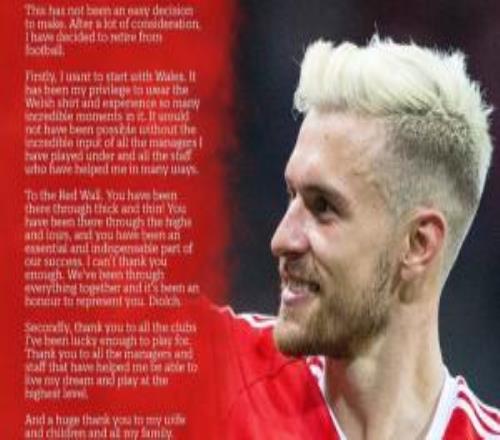 結(jié)束19年生涯！官方：35歲拉姆塞退役，曾效力阿森納、尤文等隊