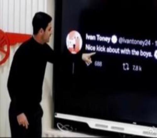 南安普頓官方模仿此前伊萬托尼嘲諷阿森納的推文