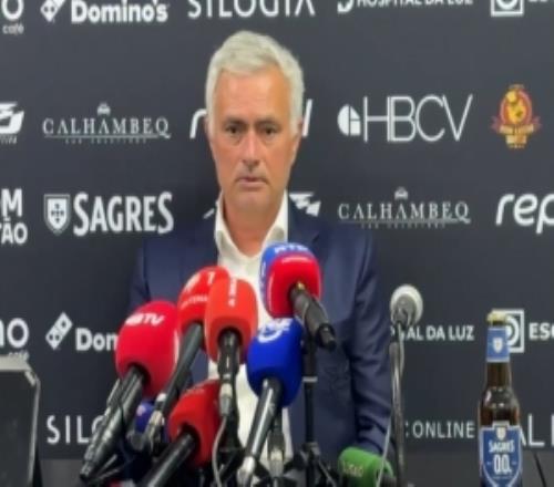 穆里尼奥赛后发布会：我决定留在本菲卡，不想再让某些球员上场