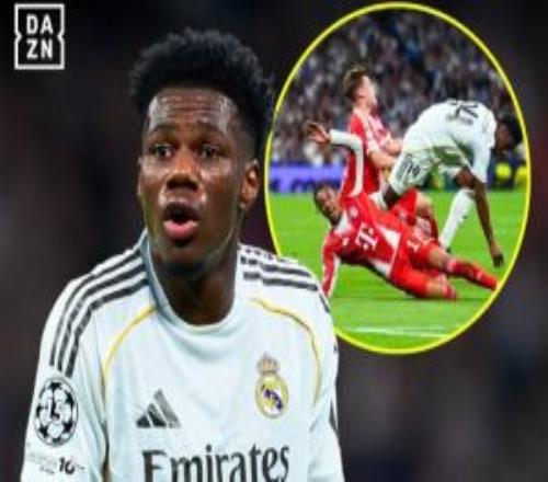 一次放倒2人染黃！瓊阿梅尼稱啥都沒做阿韋洛亞稱不知裁判看到啥