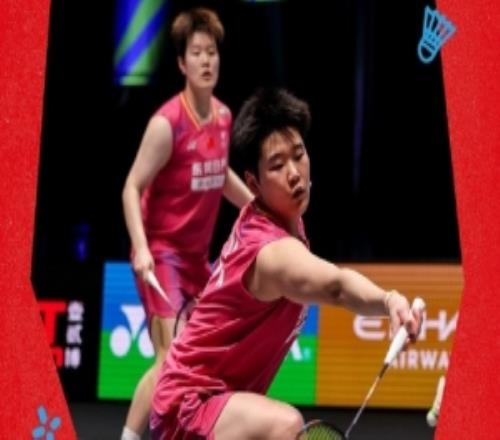 刘圣书谭宁20库苏马梅丽莎，晋级亚洲羽毛球锦标赛女双16强