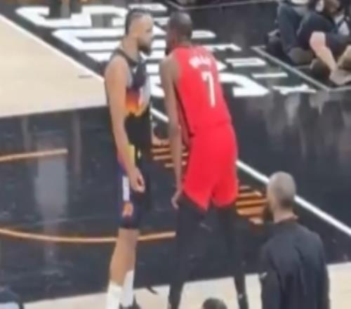 你惹他干嘛狄龍追著KD噴垃圾話后者直接將其晃倒跳投得分