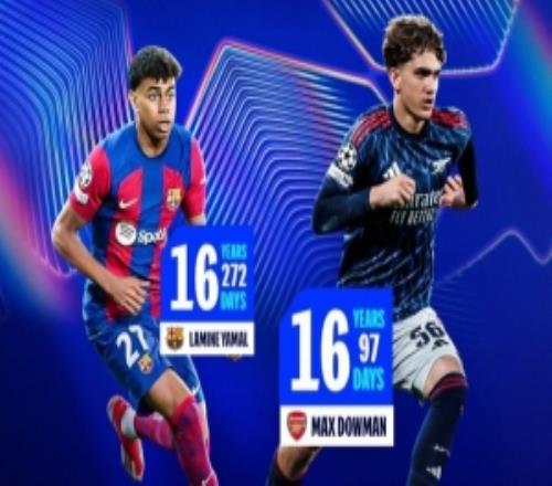 16歲97天！道曼打破亞馬爾紀(jì)錄，成為歐冠14決賽最年輕出場(chǎng)球員