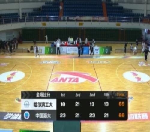 CUBAL中國(guó)海大大勝哈爾濱工大朱思特29+7李澤誠(chéng)23+10