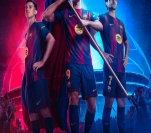 準備好了嗎巴薩發(fā)布戰(zhàn)馬競海報：萊萬扛大旗，費蘭、加維出鏡