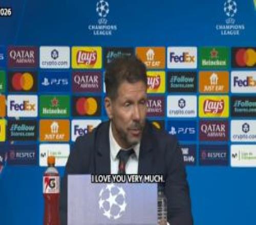 不舍！西蒙尼賽前談及格子差點落淚：太愛你了，你是球員更是朋友