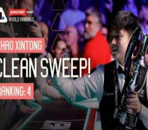 趙心童有機(jī)會(huì)登頂世界第一：需衛(wèi)冕世錦賽+特魯姆普首輪出局