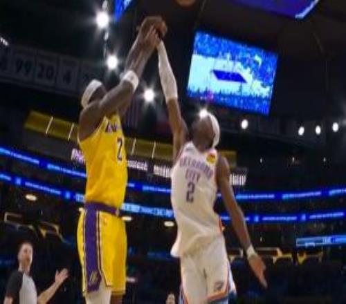 亞歷山大撲防范德彪三分出手被吹打手雷霆挑戰(zhàn)失敗&后者三罰不中