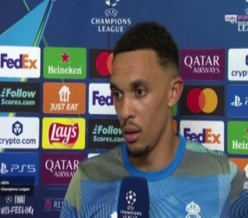 阿諾德：我們會吸取教訓(xùn)爭取逆轉(zhuǎn)晉級，球隊(duì)目標(biāo)是贏得歐冠獎(jiǎng)杯